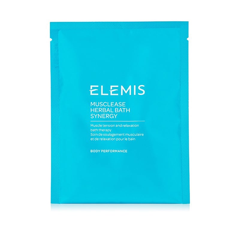 Elemis Musclease Herbal Bath Synergy Review Sachet Packaging Natural Beauty Wise Up