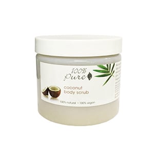 100 Percent Pure Natural Coconut Body Scrub Product Beauty Wise Up
