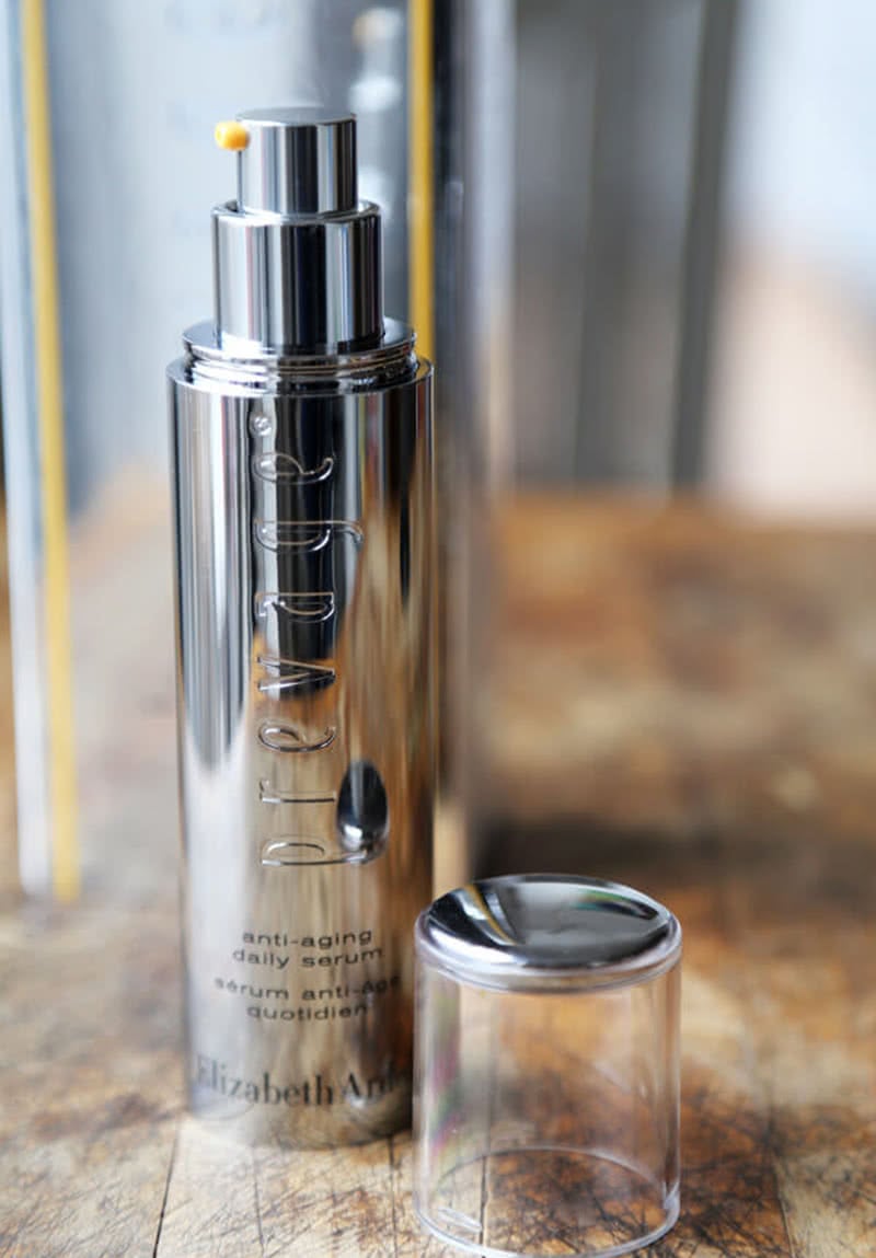 Elizabeth Arden Anti-Aging Daily Serum Review Skin Care Beauty Wise Up