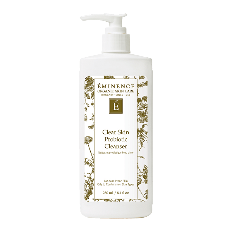 Step 1: Eminence Clear Skin Probiotic Cleanser